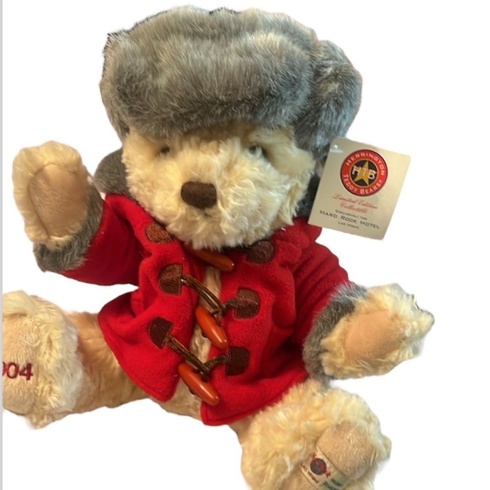 Herrington Teddy Bear Limited Edition Hard Rock Hotel Las Vegas
